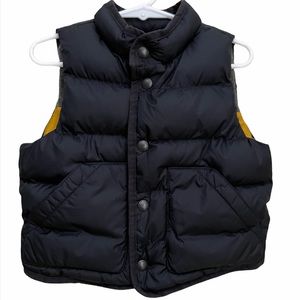 Baby Gap Puffer Vest Snap Buttons Zip 12-18 Months